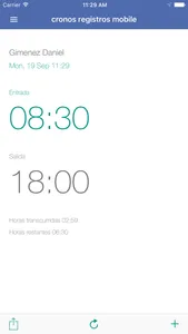 Cronos Registros Mobile screenshot 1