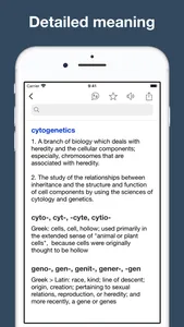 Biology: roots, terms screenshot 2