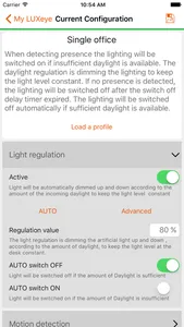 LUXeye Config screenshot 3