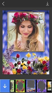 Love Flower Photo Frame - Photo frame editor screenshot 0