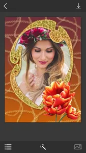 Love Flower Photo Frame - Photo frame editor screenshot 1