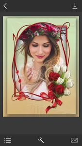 Love Flower Photo Frame - Photo frame editor screenshot 2