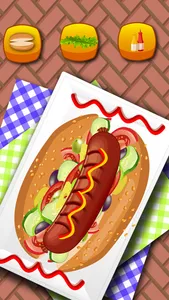 Hotdog Lite - Kitchen Cooking game for kids & girls screenshot 1