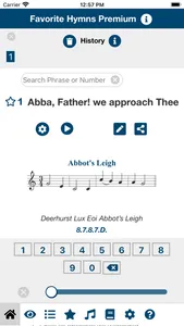Favorite Hymns/Hymnals Premium screenshot 0
