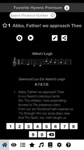 Favorite Hymns/Hymnals Premium screenshot 4