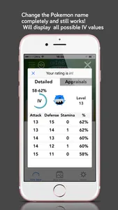 Poke Rater, IV from screenshot screenshot 1