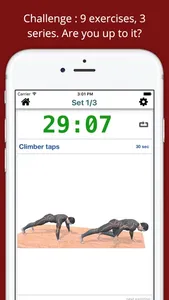 Cardio Core Challenge Stay Fit screenshot 1