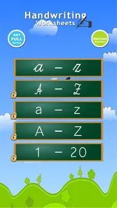 Handwriting Worksheets ABC 123 Educational Games For Children : Learn To Write The Letters Of The Alphabet In Script And Cursive screenshot 0