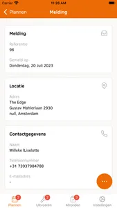 Werkbon app screenshot 1