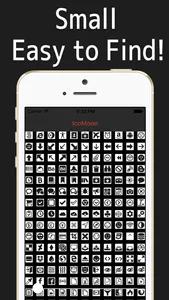IcoMoon Cheatsheet - Icon Font with tagline screenshot 3