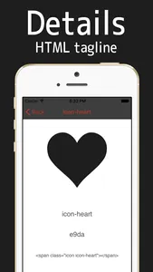 IcoMoon Cheatsheet - Icon Font with tagline screenshot 4