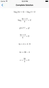 Logarithms screenshot 3