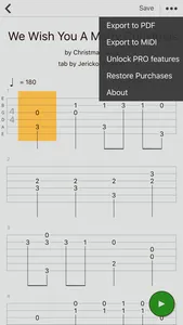 Guitar Tabs X - tabs editor screenshot 1