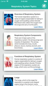 Anatomy : Respiratory System screenshot 5