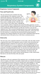 Anatomy : Respiratory System screenshot 6