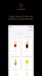 AlchemyBar - cocktail recipes screenshot 1