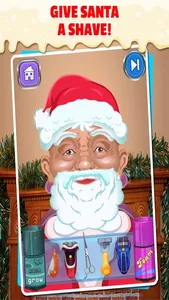 Santas Christmas Shaving Salon screenshot 0