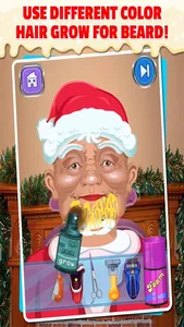 Santas Christmas Shaving Salon screenshot 2