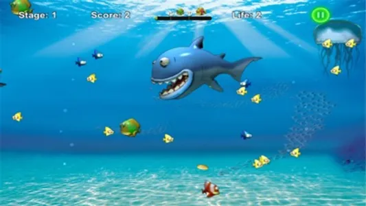 Hungry Fish Free Version：classic big fish eat smal screenshot 0