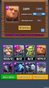 Ultimate Calculator for Clash Royale screenshot 1