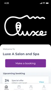 Luxe A Salon and Spa screenshot 0