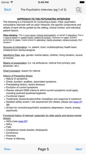 McMaster Psychiatry Handbook screenshot 3