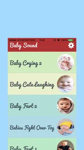 Lullabies - Baby Sound, Baby Cry, Baby Laugh , Kids Sounds ,Kids Voice screenshot 1