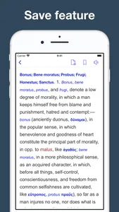 Latin synonym dictionary screenshot 4