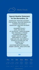 Sky Blue - Local Weather Warnings and Notifications screenshot 1