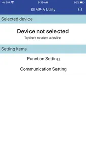 SII MP-A Utility screenshot 1