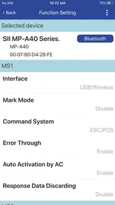 SII MP-A Utility screenshot 4