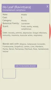 Essential Oil Blending Tool screenshot 1