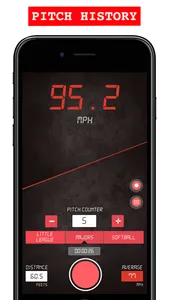 Baseball Pitch Speed Radar Gun screenshot 5