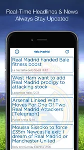 Soccer News For Real Madrid CF - Football Headlines For Madridista screenshot 1