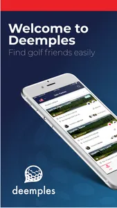 Deemples - Find Golf Buddies screenshot 0