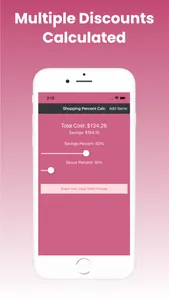 Shopping % Calculator Discount screenshot 1
