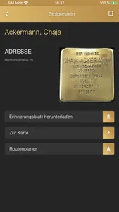 Stolpersteine in Wiesbaden screenshot 3