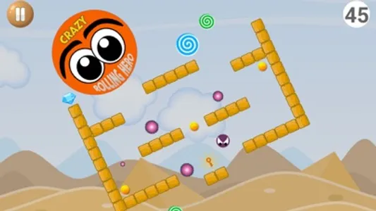 Crazy Rolling Hero screenshot 1