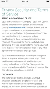 EquiTrust Agent App screenshot 2