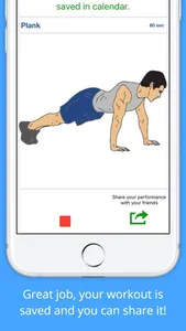 12 Min Ski Workout Slopes Fit screenshot 3