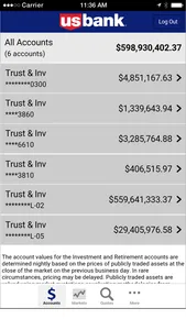 U.S. Bank Trust & Investments screenshot 1