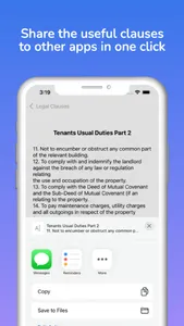 Legal Agreement Clause screenshot 3