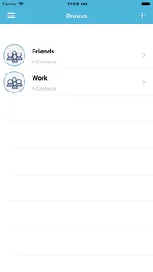 Contacts Backup and Transfer - Sync, Copy and Export Address Book in vcf to Dropbox screenshot 4