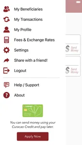 Curacao Money Transfer screenshot 3