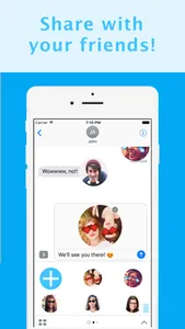 Emoji Kit - Personalized Stickers for iMessage screenshot 1