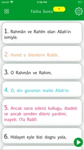 Turkish Quran - Holy Qu'ran screenshot 1