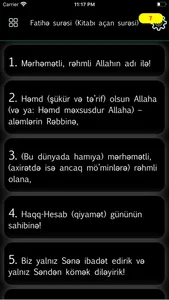 Azerbaijani Quran screenshot 4