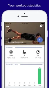 7 Minute SCIENTIFIC Workout Challenge Free screenshot 0