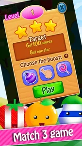 Fruit Splash Matcher – New Cute Fruits Puzzle Match 3 Game for Family screenshot 1