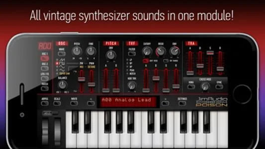 Poison-202 Vintage Synthesizer screenshot 0